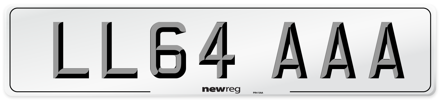 LL64 AAA Number Plate from New Reg
